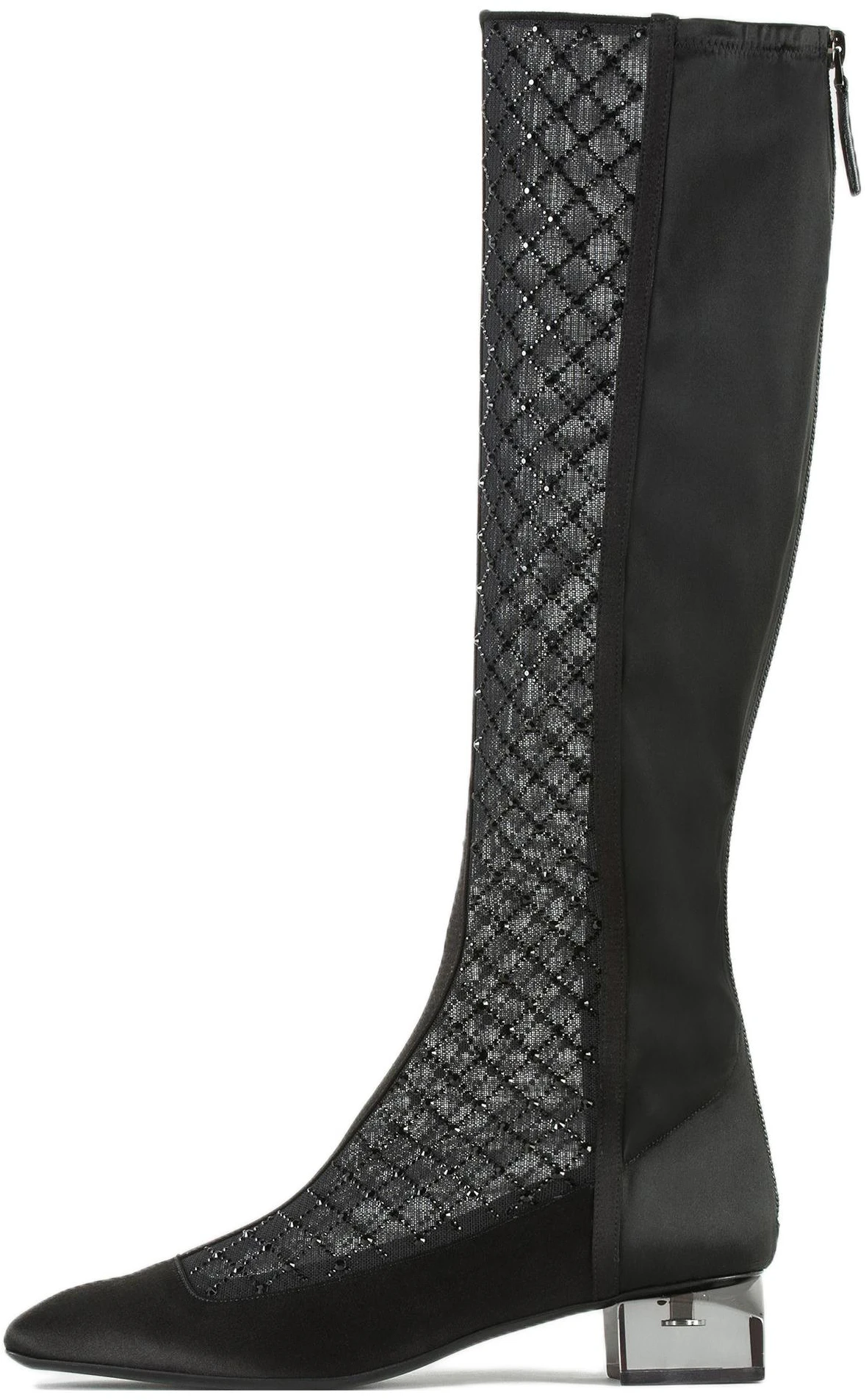 women-emporio-armani-zip-pointed-toe-high-top-boots-black-fashion-x1-o231-xn-3361-c293