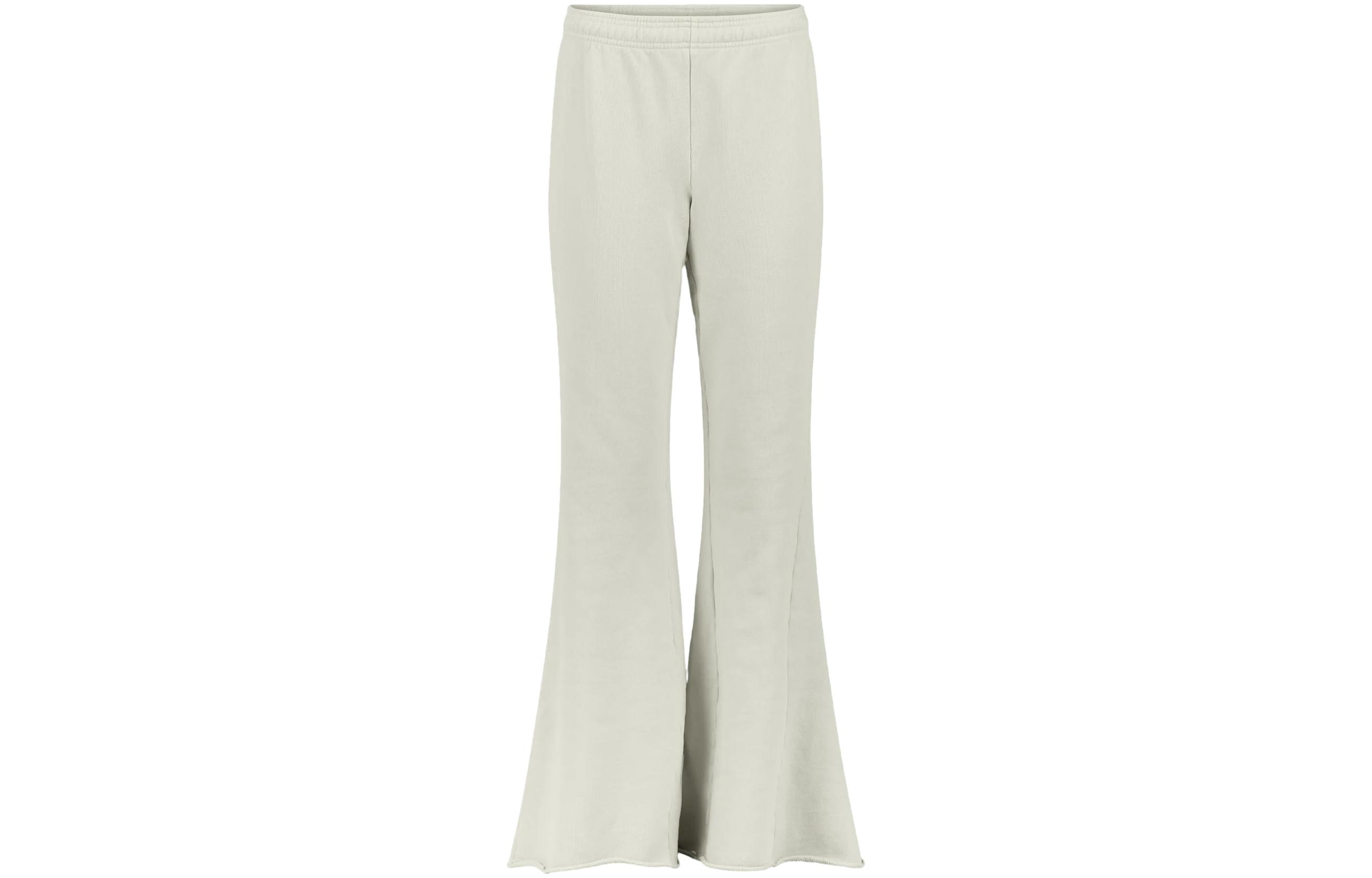 (Women) Entire Studios FW23  White Fleece-Lined Flared Casual Pants. ES2303RI 圖 2