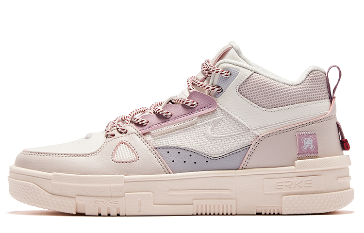 Buy (W) ERKE 鸿星尔克 Zapatillas Skate Altas 'Rosa Blanco' 52123301249-106