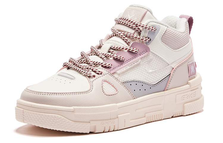 Lookbook (W) ERKE 鸿星尔克 Zapatillas Skate Altas 'Rosa Blanco' 52123301249-106
