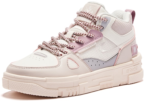 (W) ERKE 鸿星尔克 Sepatu Skate Tinggi 'Pink Putih' 52123301249-106 Lookbook (W) ERKE 鸿星尔克 Sepatu Skate Tinggi 'Pink Putih' 52123301249-106