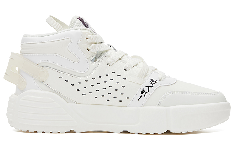 Order (W) 이커 x 붉은별  '화이트 블랙 하이탑' 12122301285-001