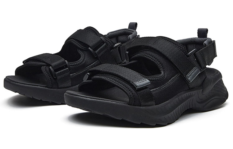 Order (W) Sandal Olahraga Tebal Kasual Pantai ERKE 'Hitam' 12122210424-005