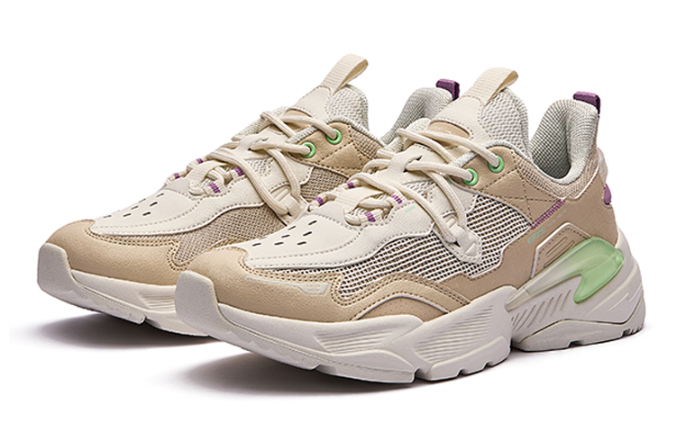 (W) ERKE Casual Low-Top Running 'Warm Linen' 圖 2