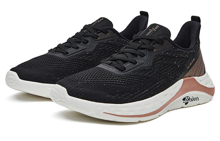 Order (W) Kasut Larian Rendah ERKE Erxing Hongxing 'Hitam Merah Jambu Emas' 12122203207-002