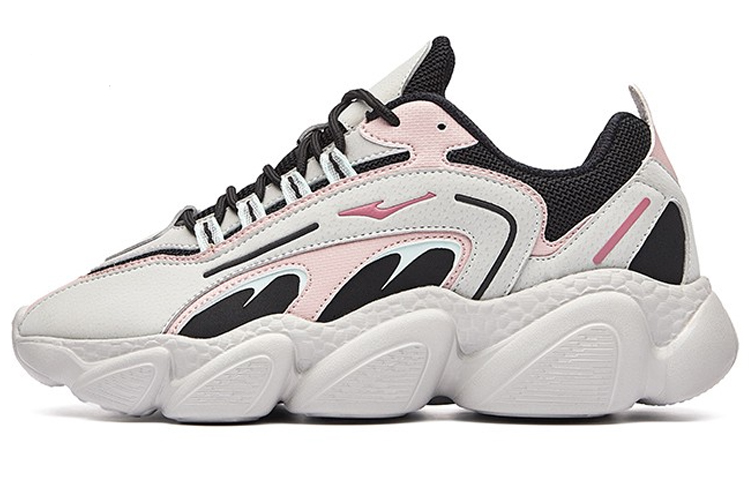 (W) ERKE Erxing Star Patchwork CMFT 'Light Grey'