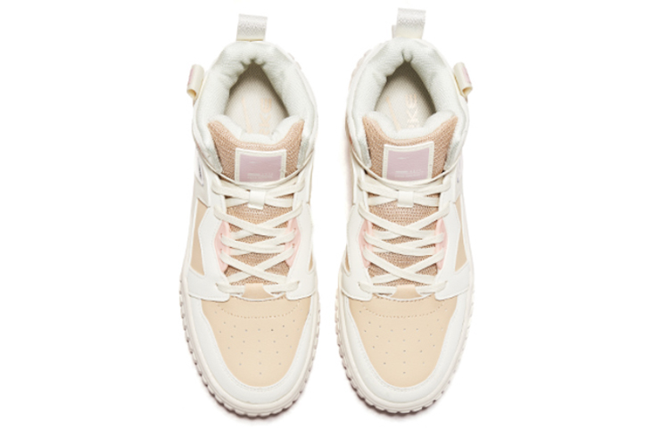 Lookbook (W) ERKE Erxleben Zapatillas Altas Casuales 'Blanco Rosa' 12122101241-003