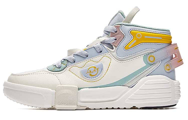 (Women) ERKE Erxleben High-Top Sneakers 'White Blue' 12121301526-001