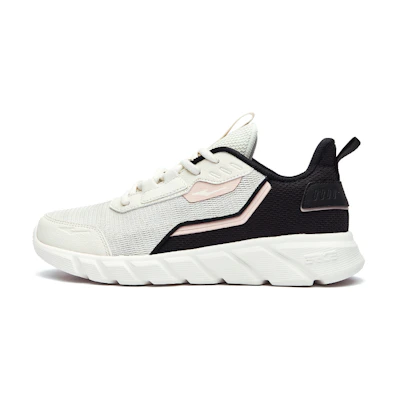 (W) ERKE Erxleben Platform Low Top Running Shoe 'White Black'