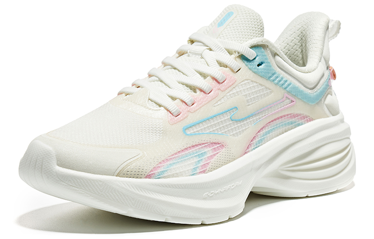 Lookbook 鴻星爾克 耐磨防滑 低筒 運動鞋 女款 白藍