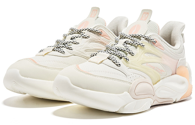 (W) ERKE Erxleben Trendy Versatile Low-Top Running 'Beige' 圖 2