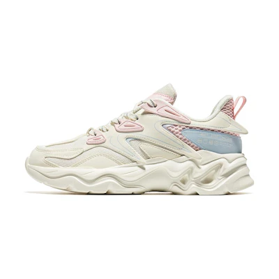 (W) ERKE Henan Museum Casual 'White Pink Blue'