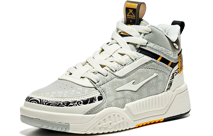 (W) ERKE Henan Museum High-Top 'Grey White' 圖 3