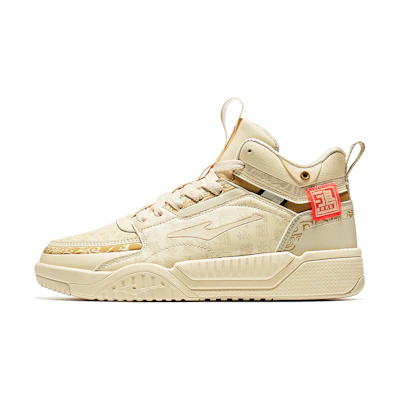(W) ERKE Henan Museum High-Top Sneaker 'CMFT Casual White-Red'
