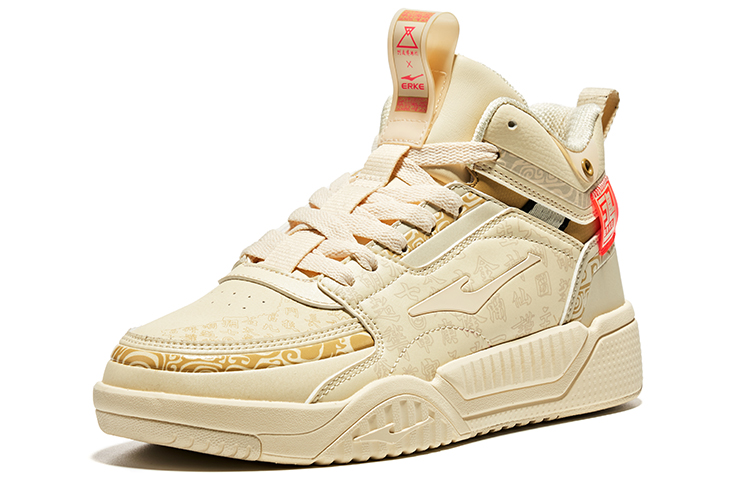 (W) ERKE Henan Museum High-Top Sneaker 'CMFT Casual White-Red' 圖 4