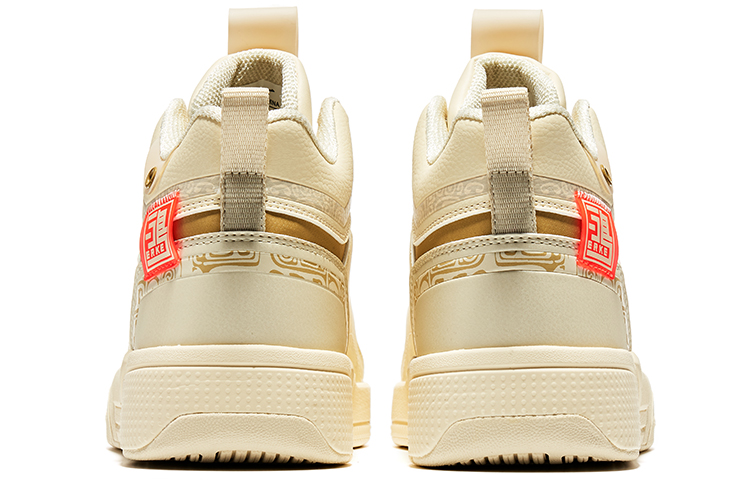 (W) ERKE Henan Museum High-Top Sneaker 'CMFT Casual White-Red' 圖 5