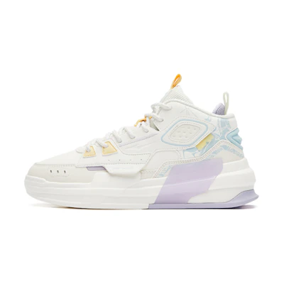 (W) ERKE Hongxing 'Banquet White Purple High-Top'