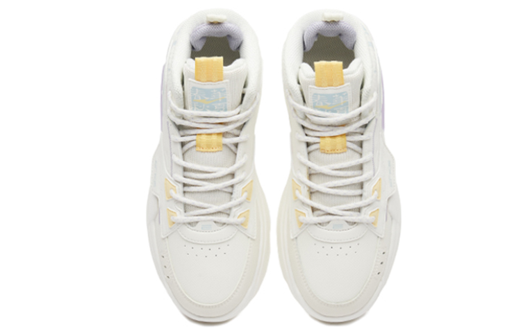 (W) ERKE Hongxing 'Banquet White Purple High-Top' 圖 3