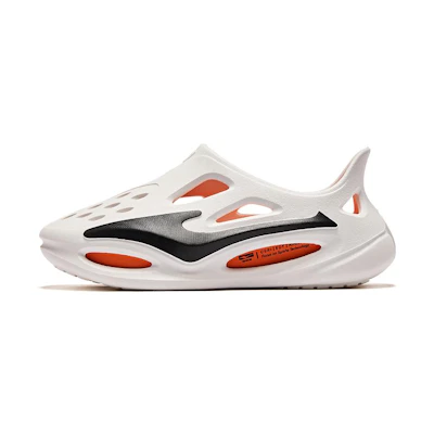 (W) ERKE Hongxing 'Qi Dan Dong Dong Shoe Black Orange'