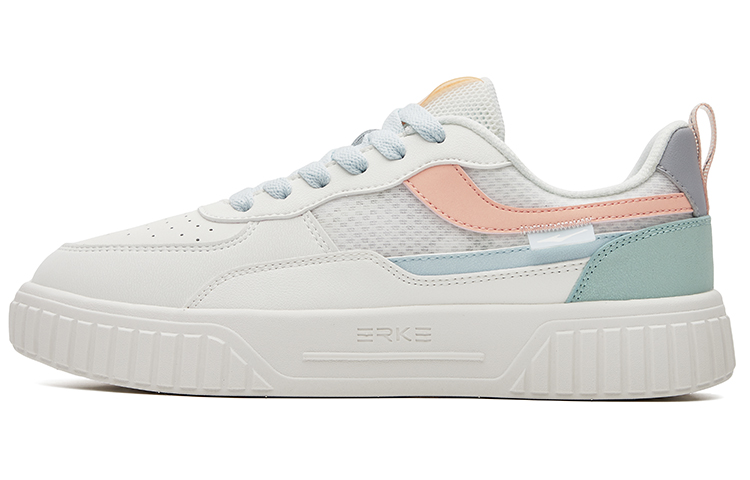 (W) ERKE Hongxing Board Shoes 'Jade Dew White Pink'
