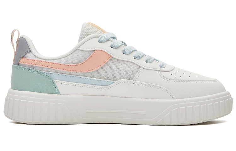 (W) ERKE Hongxing Board Shoes 'Jade Dew White Pink' 圖 2