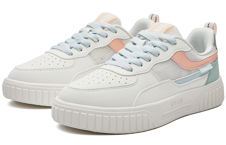 (W) ERKE Hongxing Board Shoes 'Jade Dew White Pink' 圖 3