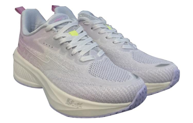 Shop 鴻星爾克 彈力 運動 減震 低筒 跑步鞋 女款 白粉