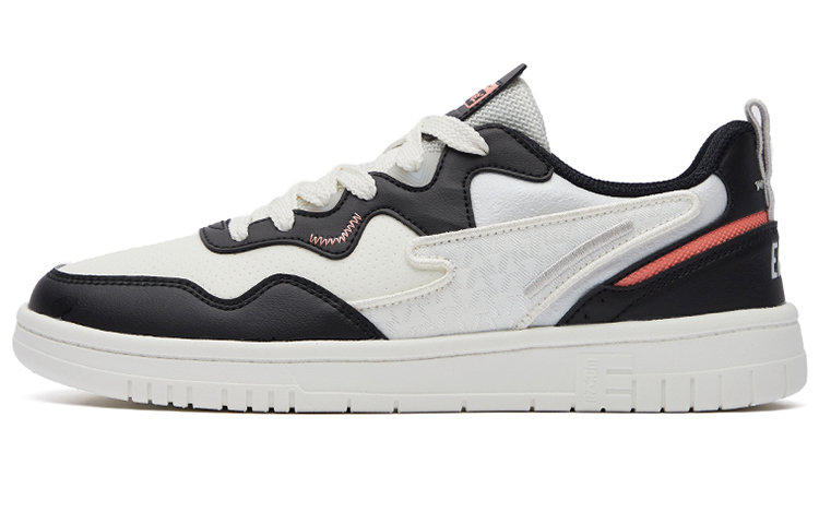 (Women) ERKE Hongxing Casual Low 'White Black' 52122301392-002