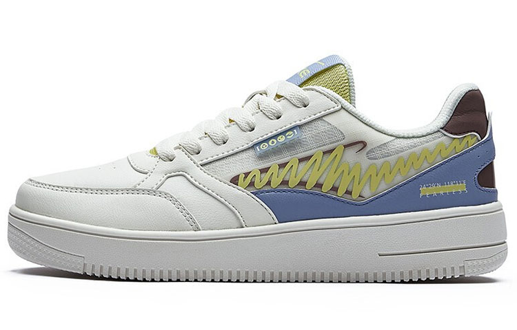 (W) ERKE Hongxing Chunky 'Graffiti White-Yellow'