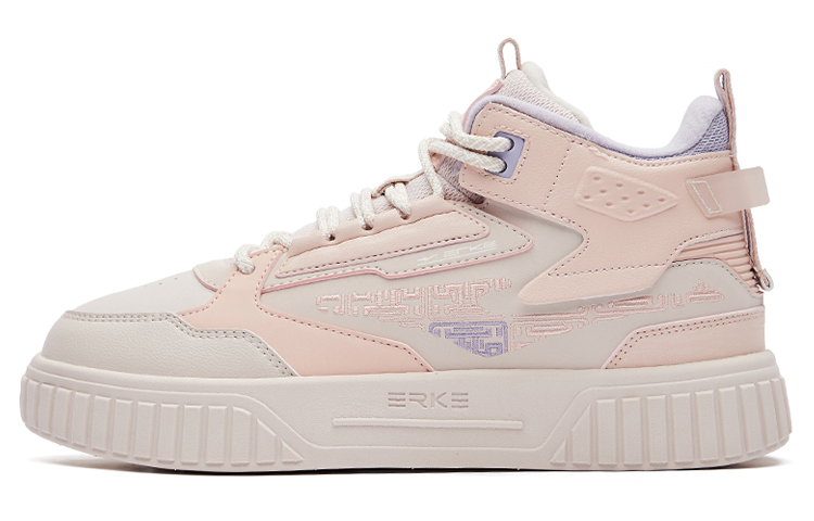 (W) ERKE Hongxing Conqueror High 'Pink Brushed Grey'