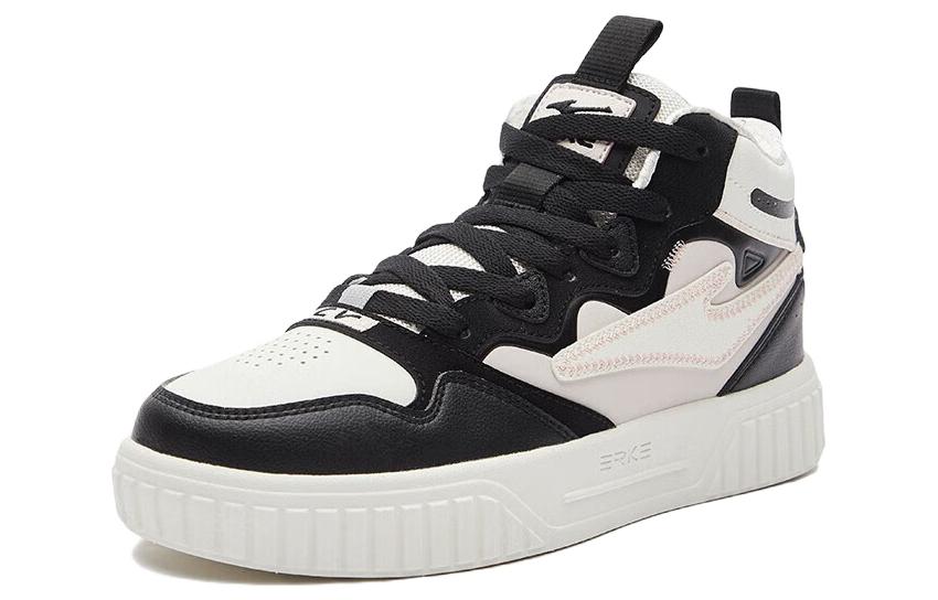 Order (W) 鴻星爾克 ハイカット 黒白 (Honxing Erke Hai Katto Kuro Shiro) 52122301425-004