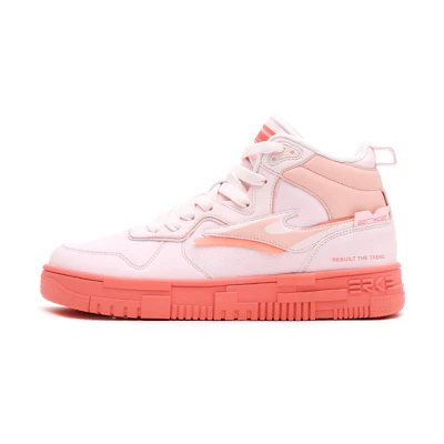 (W) ERKE Hongxing High-Top 'Sakura Pink'