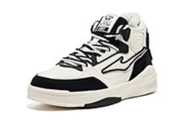 (W) ERKE Hongxing High-Top 'White Black' 圖 3