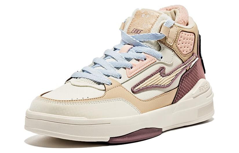 Order (W) Kasut Skate Tinggi ERKE Hongxing 'Putih Coklat Biru' 92122401027-002