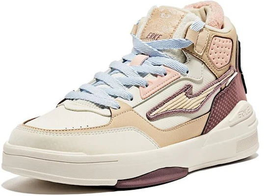 (W) Kasut Skate Tinggi ERKE Hongxing 'Putih Coklat Biru' 92122401027-002 Order (W) Kasut Skate Tinggi ERKE Hongxing 'Putih Coklat Biru' 92122401027-002