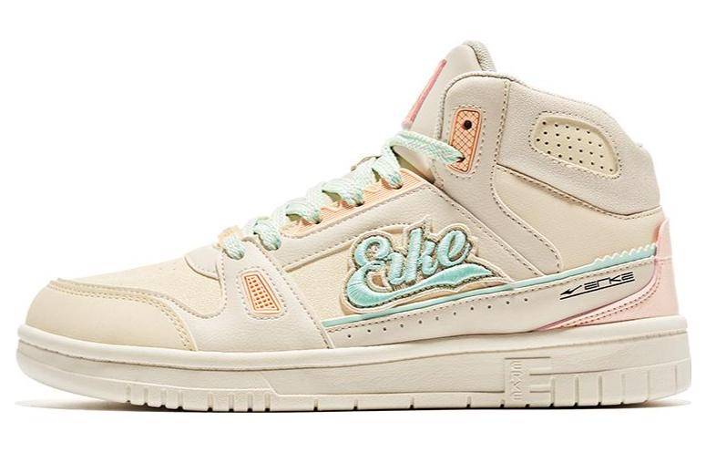 (Women) ERKE Hongxing High-Top Sneaker 'White & Blue' 92122301438-004