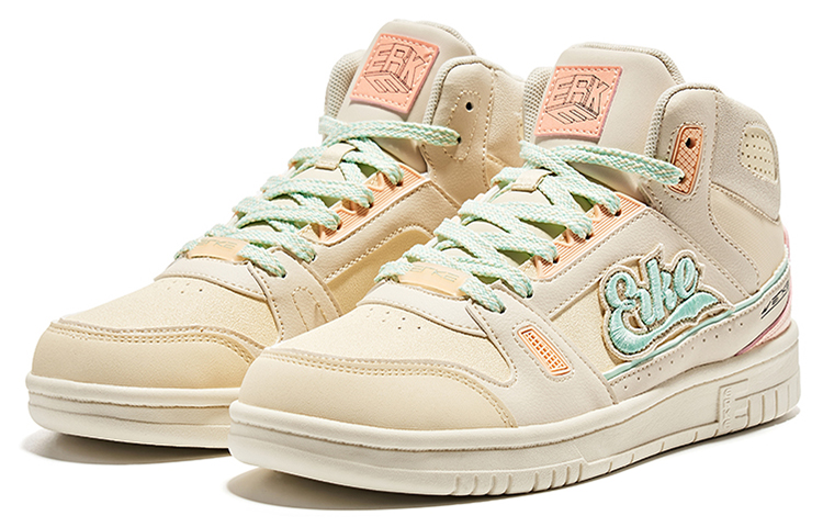 Lookbook (W) 鸿星尔克高帮运动鞋“白蓝色” 92122301438-004