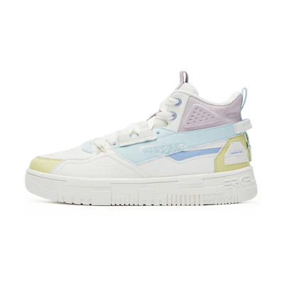 (W) ERKE Hongxing High-Top Sneaker 'White Blue'
