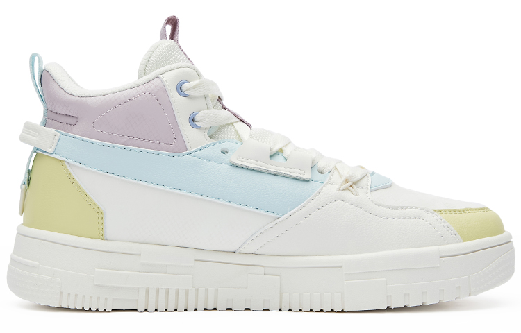 (W) ERKE Hongxing High-Top Sneaker 'White Blue' 圖 2