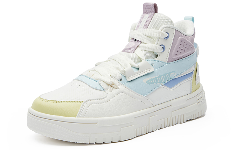 (W) ERKE Hongxing High-Top Sneaker 'White Blue' 圖 3