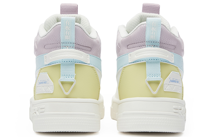 (W) ERKE Hongxing High-Top Sneaker 'White Blue' 圖 4