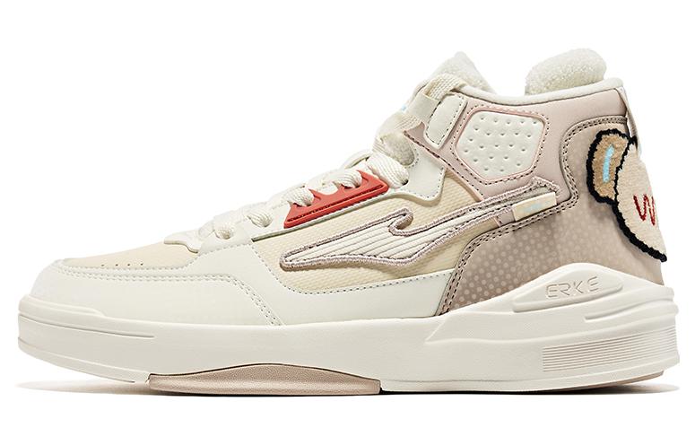 (W) ERKE Hongxing High-Top Sneaker 'White Grey'