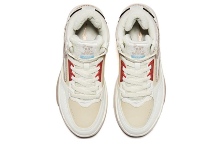 (W) ERKE Hongxing High-Top Sneaker 'White Grey' 圖 3