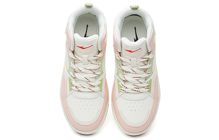 (W) ERKE Hongxing High-Top Sneaker 'White Pink' 圖 3
