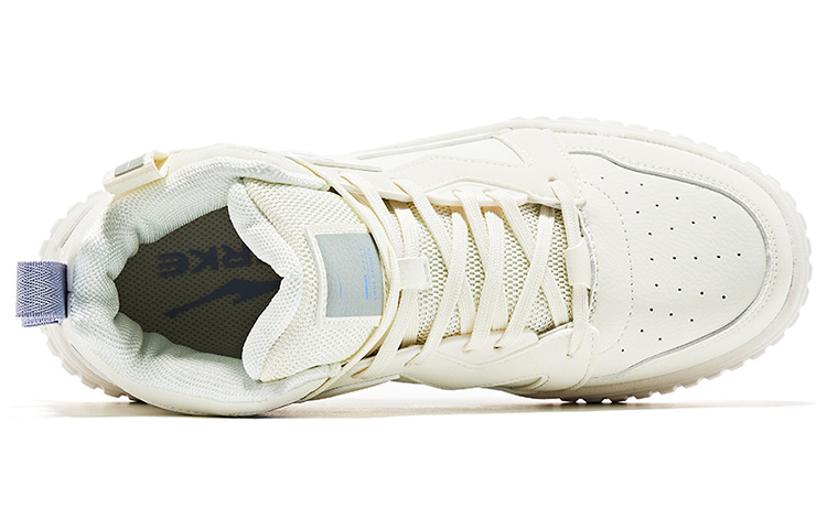 (W) ERKE Hongxing High-Top Sneaker 'White Purple' 圖 3
