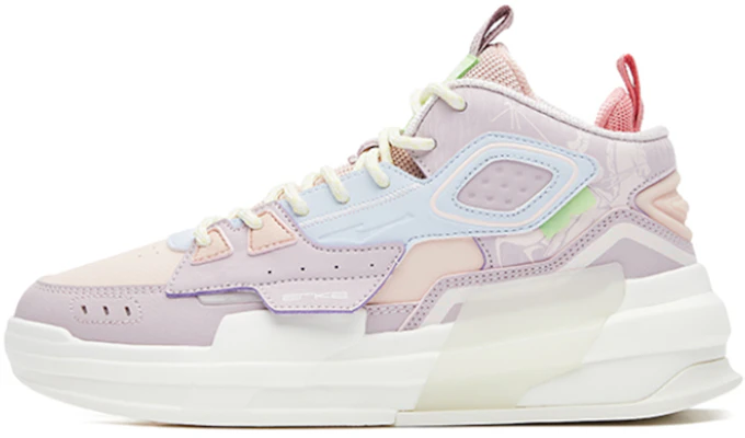 (W) 鸿星尔克 高帮鞋 '粉紫夜宴' 52122301067-703 Buy (W) 鸿星尔克 高帮鞋 '粉紫夜宴' 52122301067-703