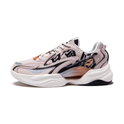 (W) ERKE Hongxing Kunlun Wuxing Low 'Pink Grey Black'