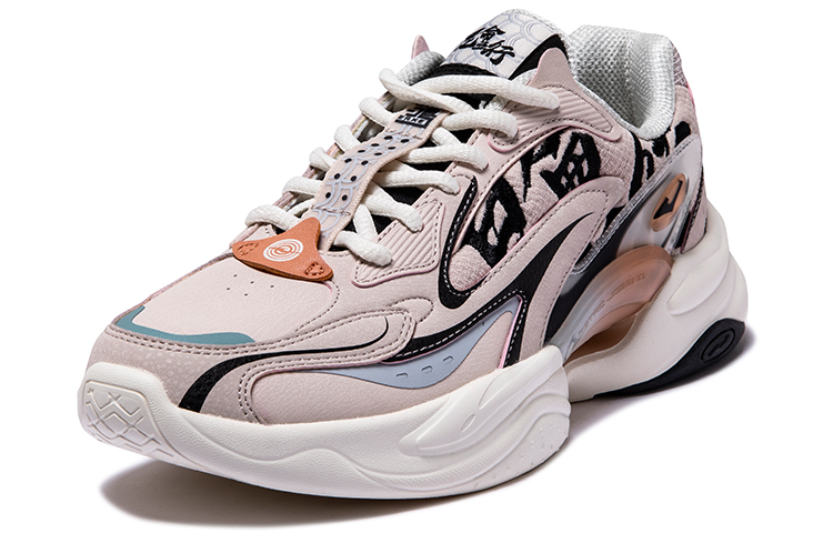 (W) ERKE Hongxing Kunlun Wuxing Low 'Pink Grey Black' 圖 3
