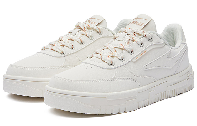 (W) ERKE Hongxing Low-Top Skate Shoes 'Rubber Seed White' 圖 2
