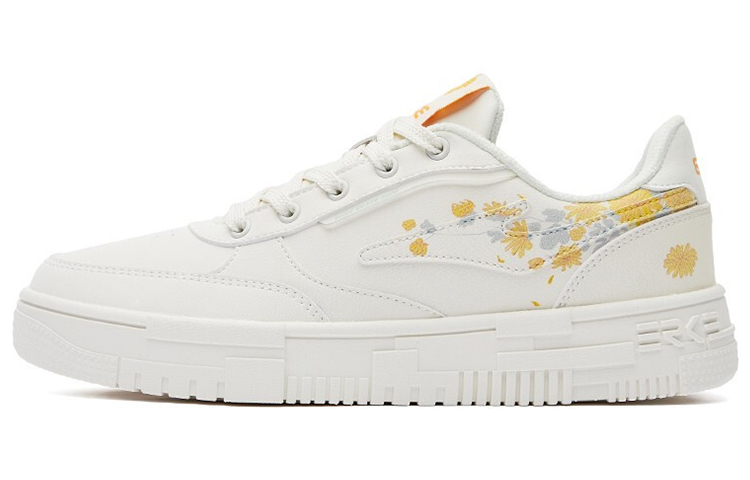 (W) ERKE Hongxing Low 'Mei Lan Zhu Ju White Yellow'